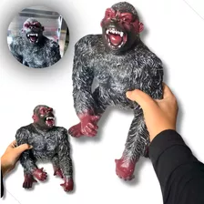 Boneco King Kong Grande Articulado Animal Gorila Realista Nf