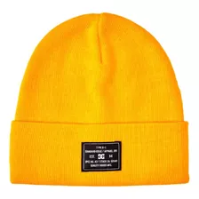 Gorro Dc Amarillo Label De Lana