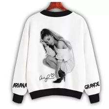 Sudadera Encintada Ariana Grande + Pulsera Y Sticker 