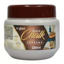 Tinta Chalk Paint Supremo Gliart 120ml - Cinza Neblina