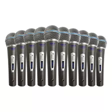 Kit 50 Microfones Dinâmicos Com Fio Tk 22c Onyx