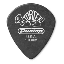 Palheta Dunlop Tortex Jazz Ill Pitch Black 1.00mm 12 Unid. Cor Preto Tamanho 1.00