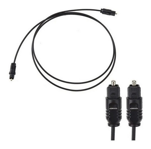 Cable Optico Digital Para Audio Fibra Optica Dorada 1 Mts