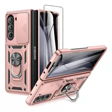 Funda Para Samsung Galaxy Z Fold 5g Color Oro Rosa Vego 