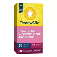 Probióticos Mujeres Renew Life Ultimate Flora Probiotic 30ct Sabor Sin Sabor