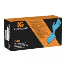 Guantes Descartables Antideslizantes Kleenguard G10 Color Azul Talle S De Nitrilo X 100 Unidades