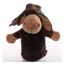 Fantoche Ovelha Pelucia De Mão Teatro Infantil 25 Cm 