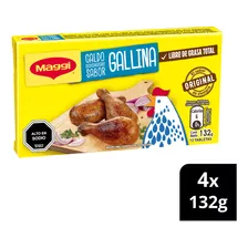 Caldo Maggi® Sabor Gallina Caja 132g 12 Tabletas Pack X4