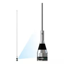 Kit Antena Vhf 1/4 Aviação + Suporte Magnetico Steelbras