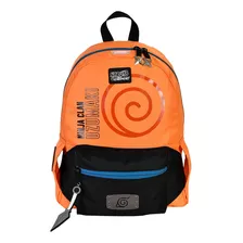 Mochila Naruto Para Laptop Naruto Con Cangurera Color Naranja Diseño De La Tela Liso