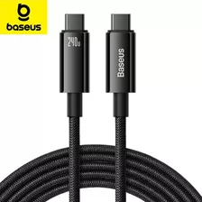 Cable Usb Tipo C Baseus 240w Pd Apple Android Iphone15 3mtrs