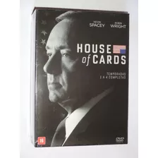 Dvd House Of Cards Temporadas 1 A 4 Completas Lacrada 