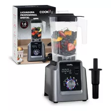  Licuadora Digital Cookify Uso Rudo, 1.6 Lts + Tamper| 7 Programas Preestablecidos Para Máxima Comodidad, Perfecta Para Smoothies, Sopas Y Más. Fácil De Usar, Interfaz Intuitiva 