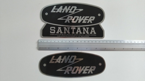 Land Rover Defender Santana Emblemas  Foto 8
