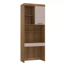 Guarda Roupa Modulado Com Bancada Avelã/cinnamon