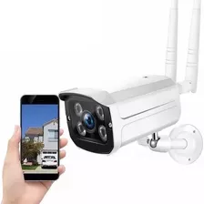 Câmera De Segurança Ip Wifi Externa A Prova D'água 2 Antenas