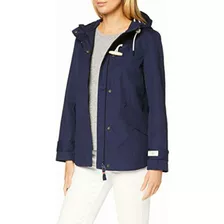 Joules Chamarra Impermeable Para Mujer, Azul Marino (french