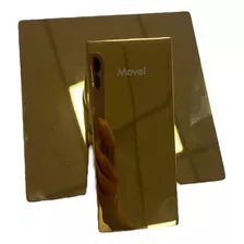 Acabamento Monocomando Quadrado Gold Base Deca Movel