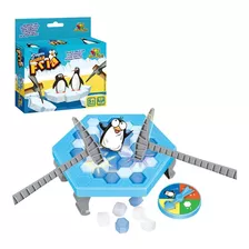 Jogo Infantil Tabuleiro Pinguim Quebra Gelo Picareta Diverti