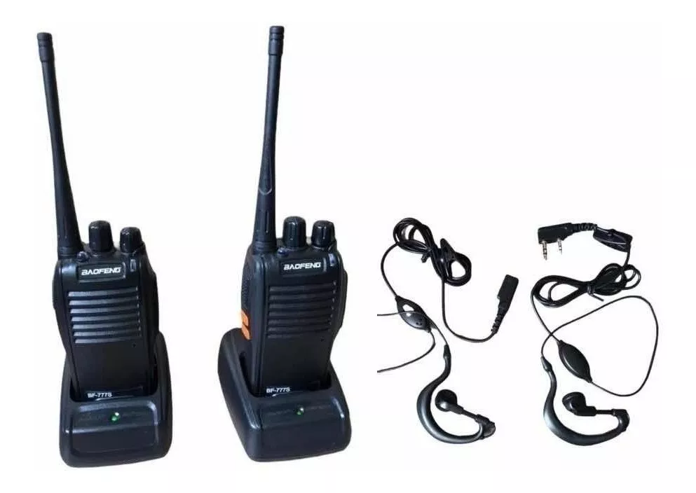 Kit10 Rádios Comunicador Baofeng Walk Talk Bf-777s Microfone