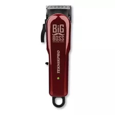 Máquina De Corte Profesional Inalámbrica Big Boss Teknikpro Color Rojo