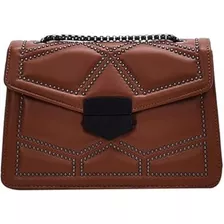 Bolsa Feminina Couro Crossbody Média Ombro Caramelo