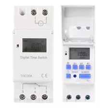 Timer Temporizador Digital Trilho Din 220v 30a