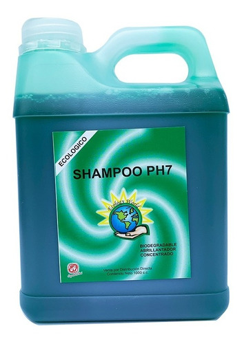 Shampoo Sin Sal Ecológico Ph7 Neutro, Para Caida De Cabello