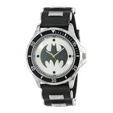 Reloj Analogico Batman Bat9062 Para Hombre Con Banda De Goma