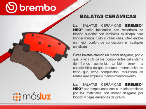 Balatas Ceramicas Tra Subaru Outback 14 Brembo Foto 5