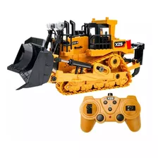 Trator Esteira Patrola Bulldozer Truck 2.4g 9ch Controle Rem