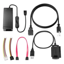 Agptek® Sata/pata/ide - Cable Convertidor Adaptador Usb 2..