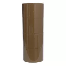 Caixa 5 Rolos Fita Adesiva Marrom 45mm X 100 Mts