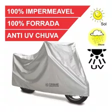Capa Para Moto - Anti Uv Chuva Sol Forrada Proteção Total