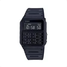 Reloj Casio Ca-53wf-1b Calculadora Color De La Malla Negro Color Del Bisel Negro Color Del Fondo Negro