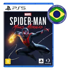 Spider Man Miles Morales Ps5 Mídia Física Dublado Português