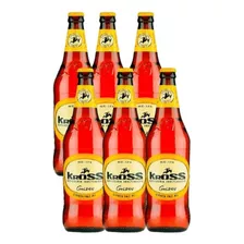 Pack X6 Cervezas Kross Golden Botella 710cc