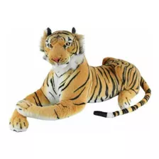 Pelúcia Animal Realista Tigresa Tigre Safari Grande Gigante