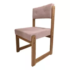 Cadeira Gerdal, Assento E Encosto Tapeçado - Restaurada