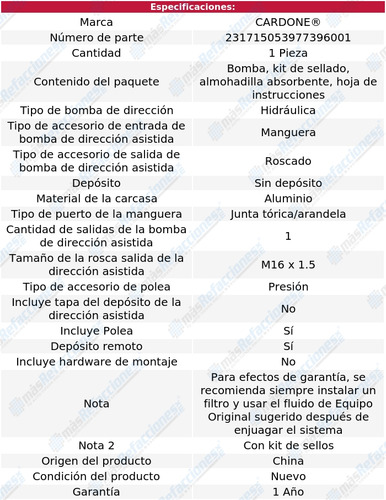 Bomba Direccin Hidrulica S80 L6 3.0l 08 Al 10 Foto 5