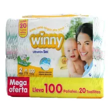 Winny Pañal Bebe Etapa 2 X 100 Uni - Unidad a $1049
