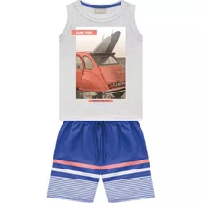 Conjunt Milon Infant Juvenil Verão Menino Short Regat 1 A 14