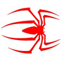 Vinil Sticker Calcomana Logo Araa Spider Man Para Celular