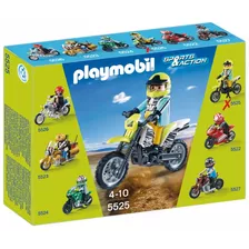 Moto Off-road Superbike Motocicleta Verde Playmobil 5525