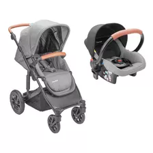 Carrinho De Bebê Reversivel Reclinavel 2em1 + Bebê Conforto