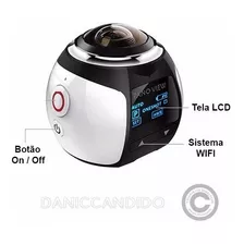 Mini Câmera Moto, Mergulho + Case Prova D'água + Acessórios.