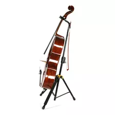 Suporte Hercules Ds580b Suporte Para Violoncelo/violoncelo, Cor Preta