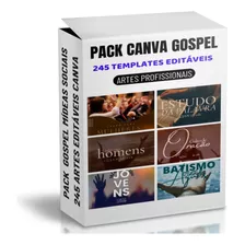 245 Artes Gospel Editáveis Em Canva - Mídeas Sociais Igreja