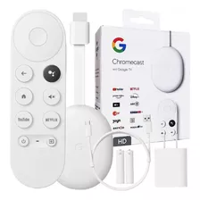 Google Chromecast Tv 4ª Geração Voz Hd 8gb 2gb Ram Branco Nf