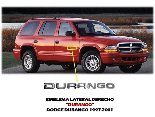 Emblema Lateral Derecho Compatible Con Durango 1997-2001 Foto 2